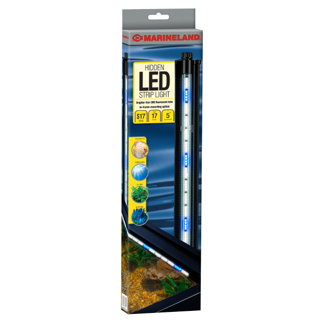 NV33109 Marineland Hidden LED Strip Lights Angle