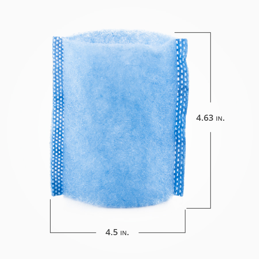 AQ-78400 Marineland Magnum 200 Polishing Internal Filter Floss Sleeve Scale