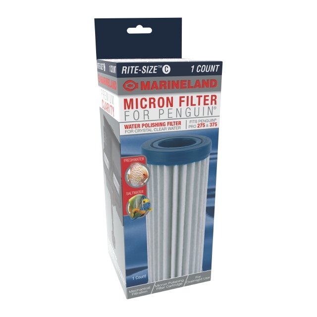 AQ-78254 Marineland Micron Filter for Penguin Rite-Size C Angle