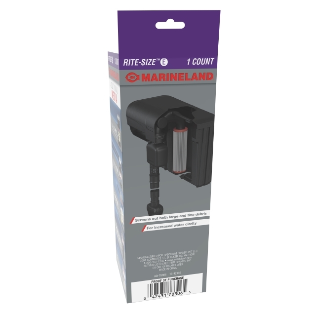AQ-78306 Marineland Micron Filter for Penguin Rite-Size E Back