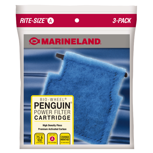 PA0135-03 Marineland Penguin Power Filter Replacement Cartridge Rite-Size A 3 count Front