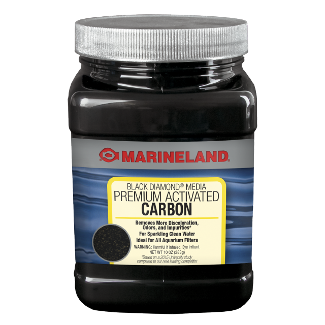 PA0371 Marineland Black Diamond Media Premium Activated Carbon 10 oz Front