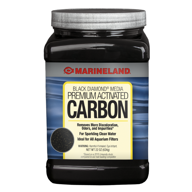 PA0372 Marineland Black Diamond Media Premium Activated Carbon 22 oz Front