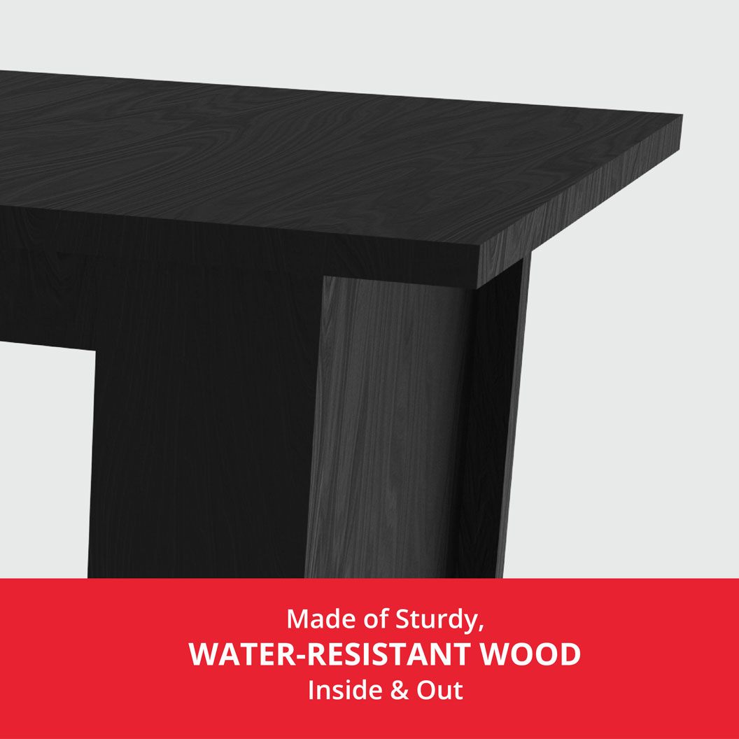 NV97010MBL Made of Sturdy, WATER-RESISTANT WOOD Inside & Out