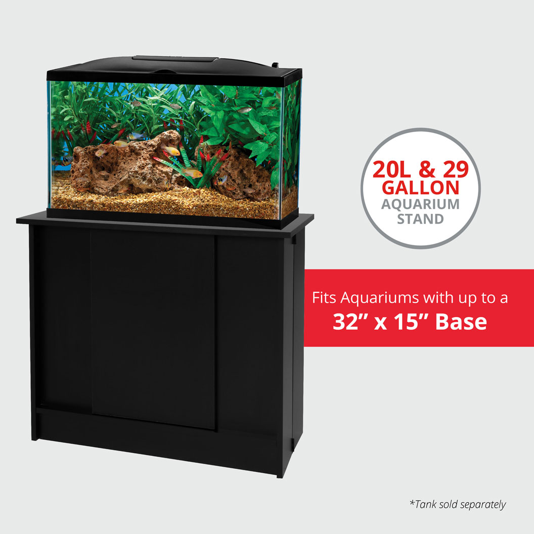 20L & 29 GALLON AQUARIUM STAND Fits Aquariums with up to a 32" × 15" Base