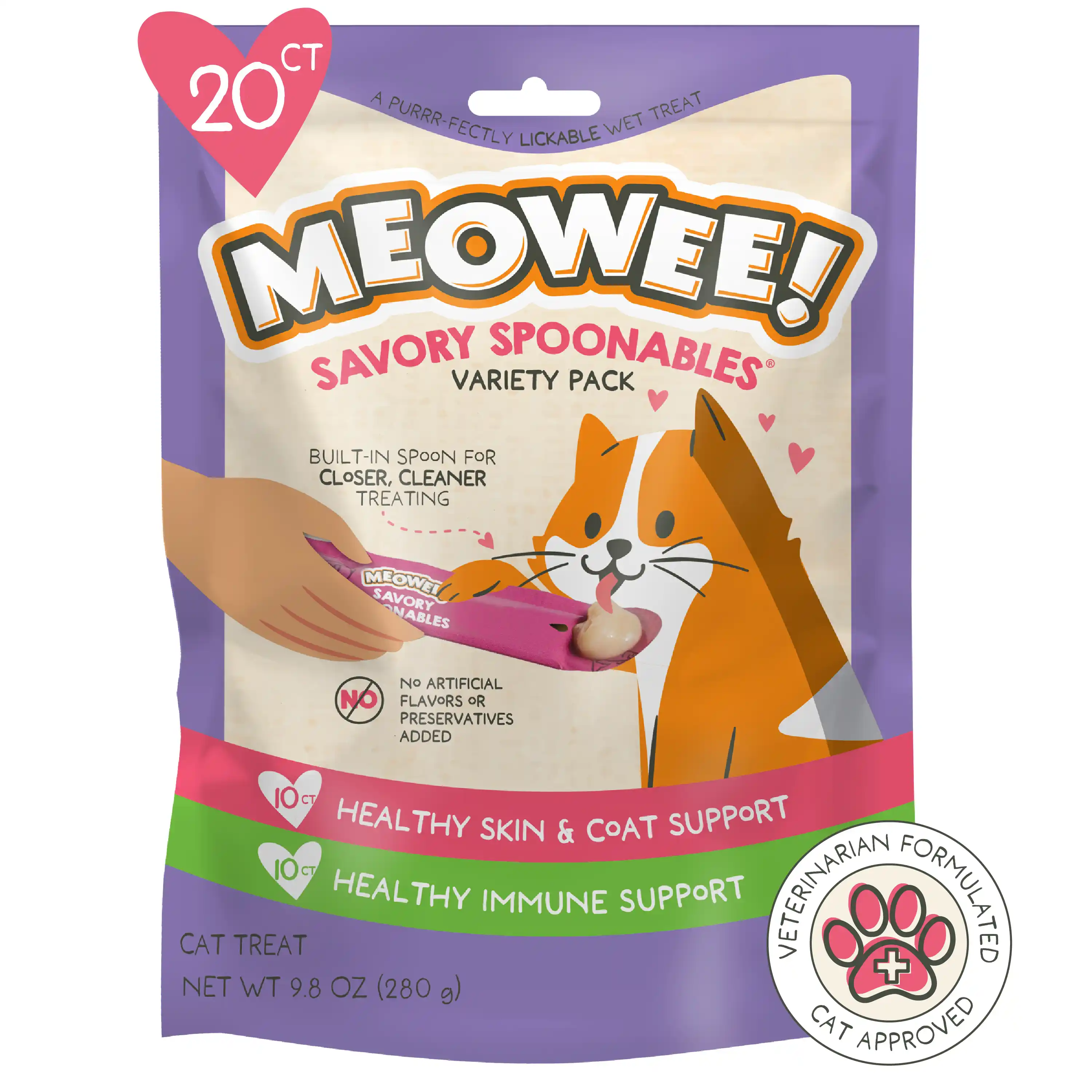 Savory Spoonables Variety Pack front of packaging, 20 count