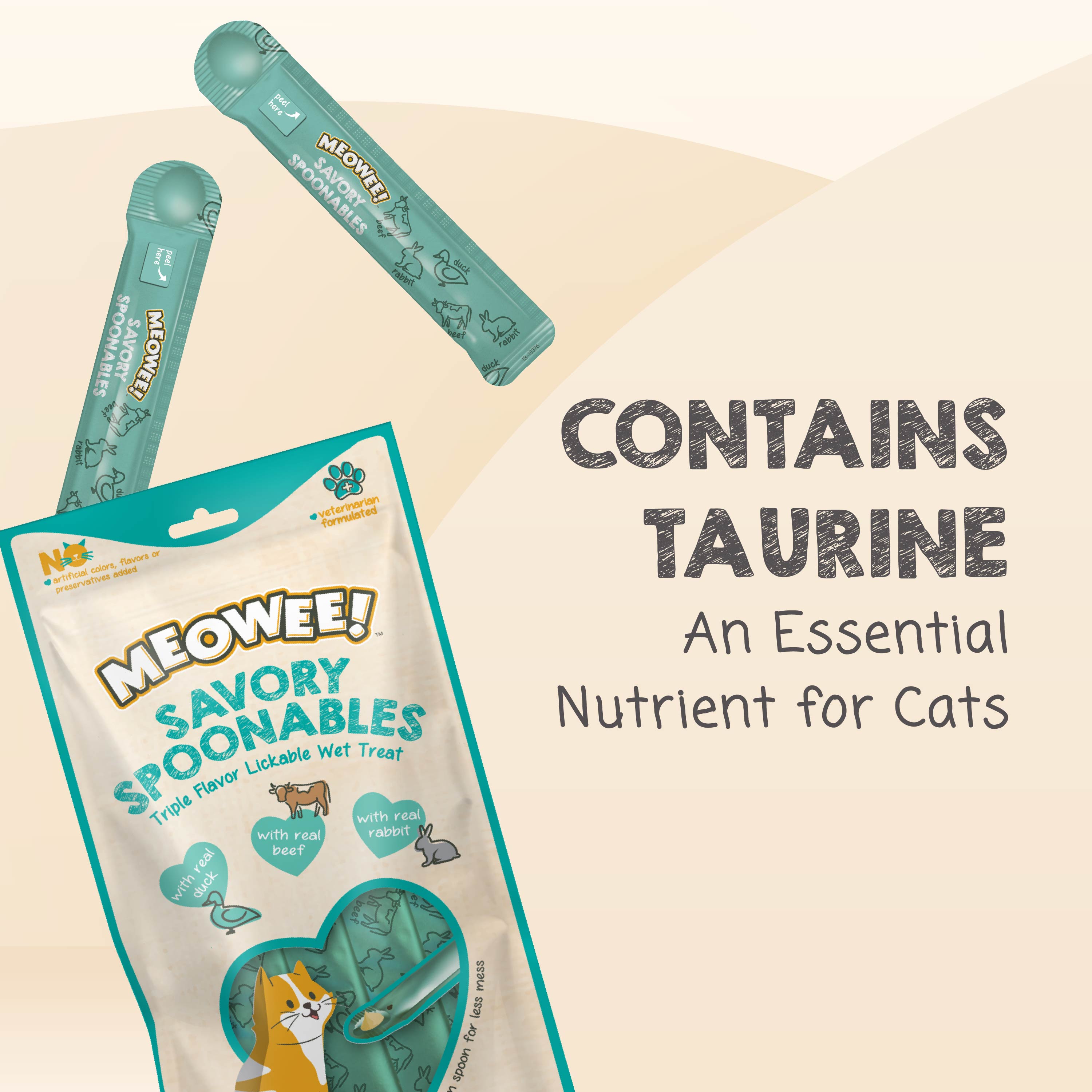 Contains Taurine, An essential nutrient for cats