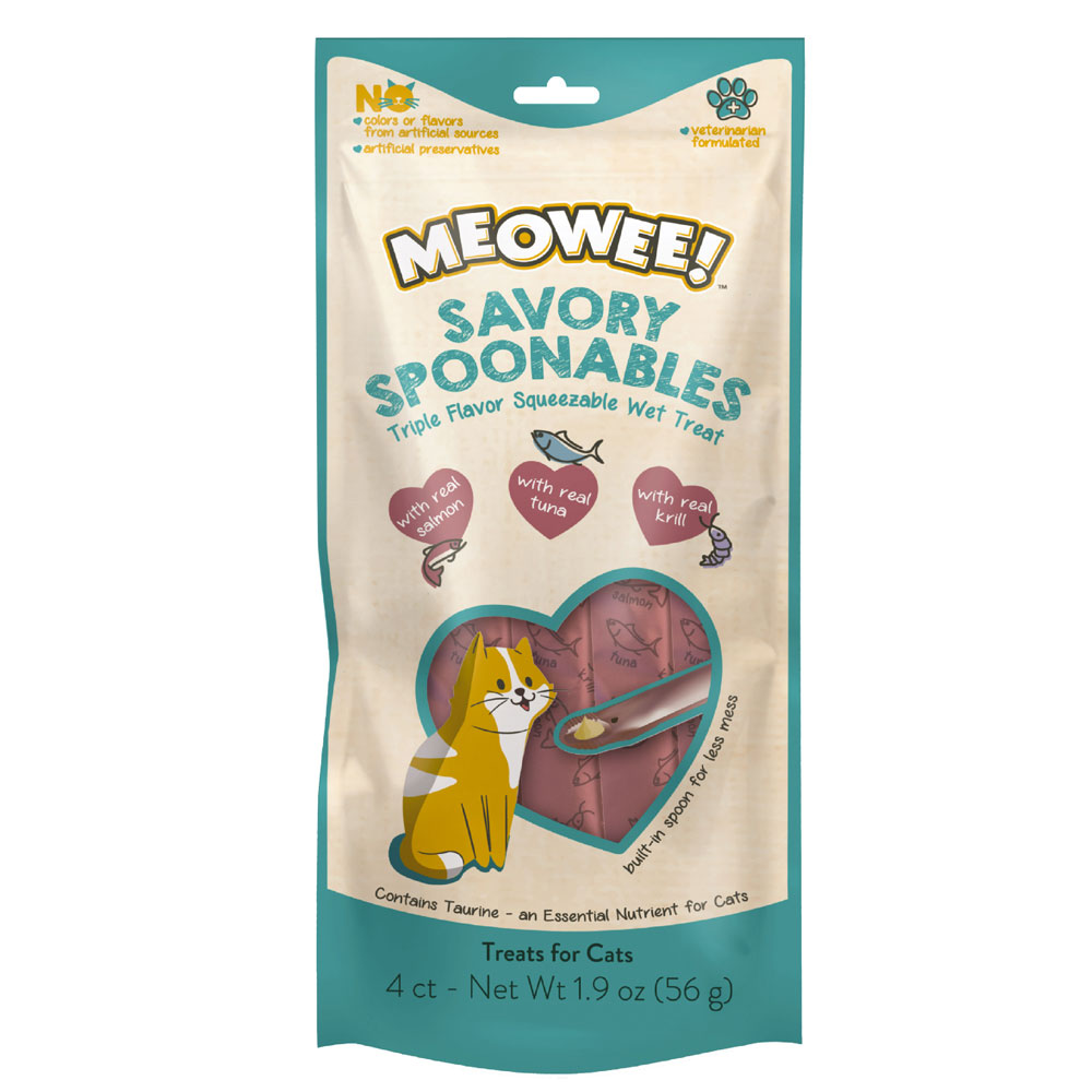 Savory Spoonables front of packaging – Salmon Tuna Krill
