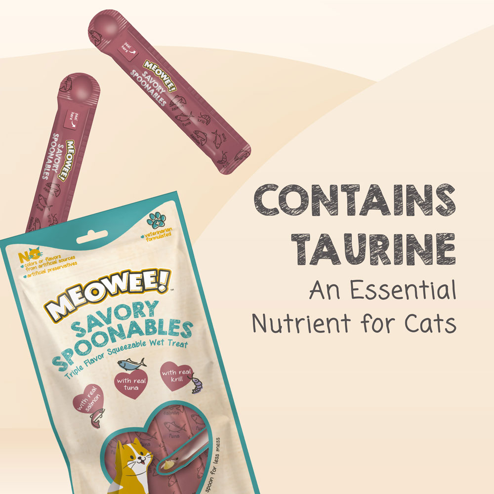 Contains Taurine, an Essential Nutrient for Cats