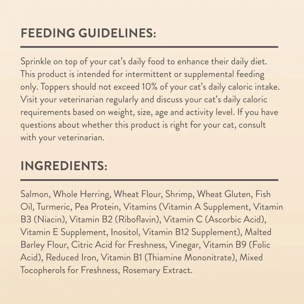 Feeding Guideslines and Ingredients