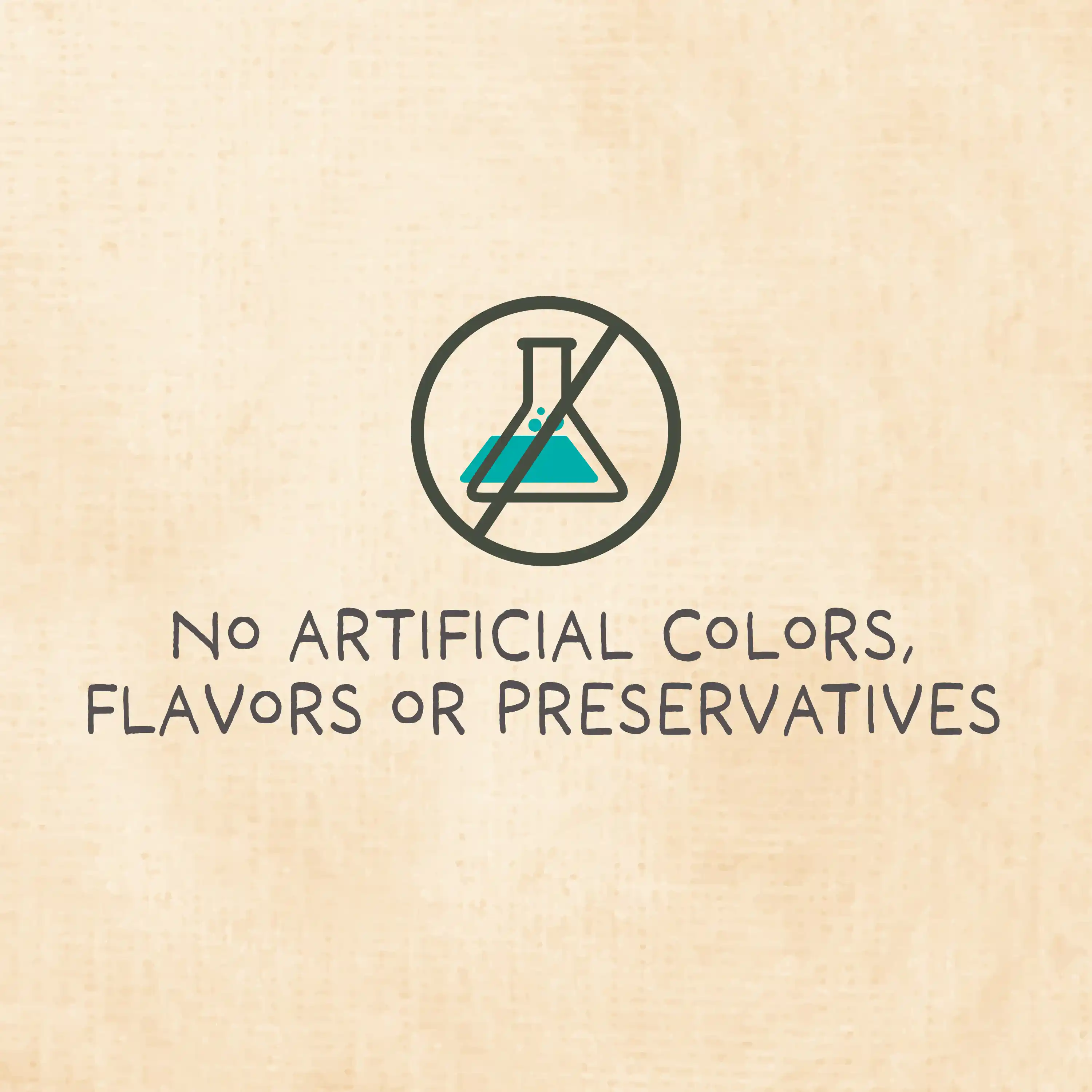 No artificial colors, flavors or preservatives