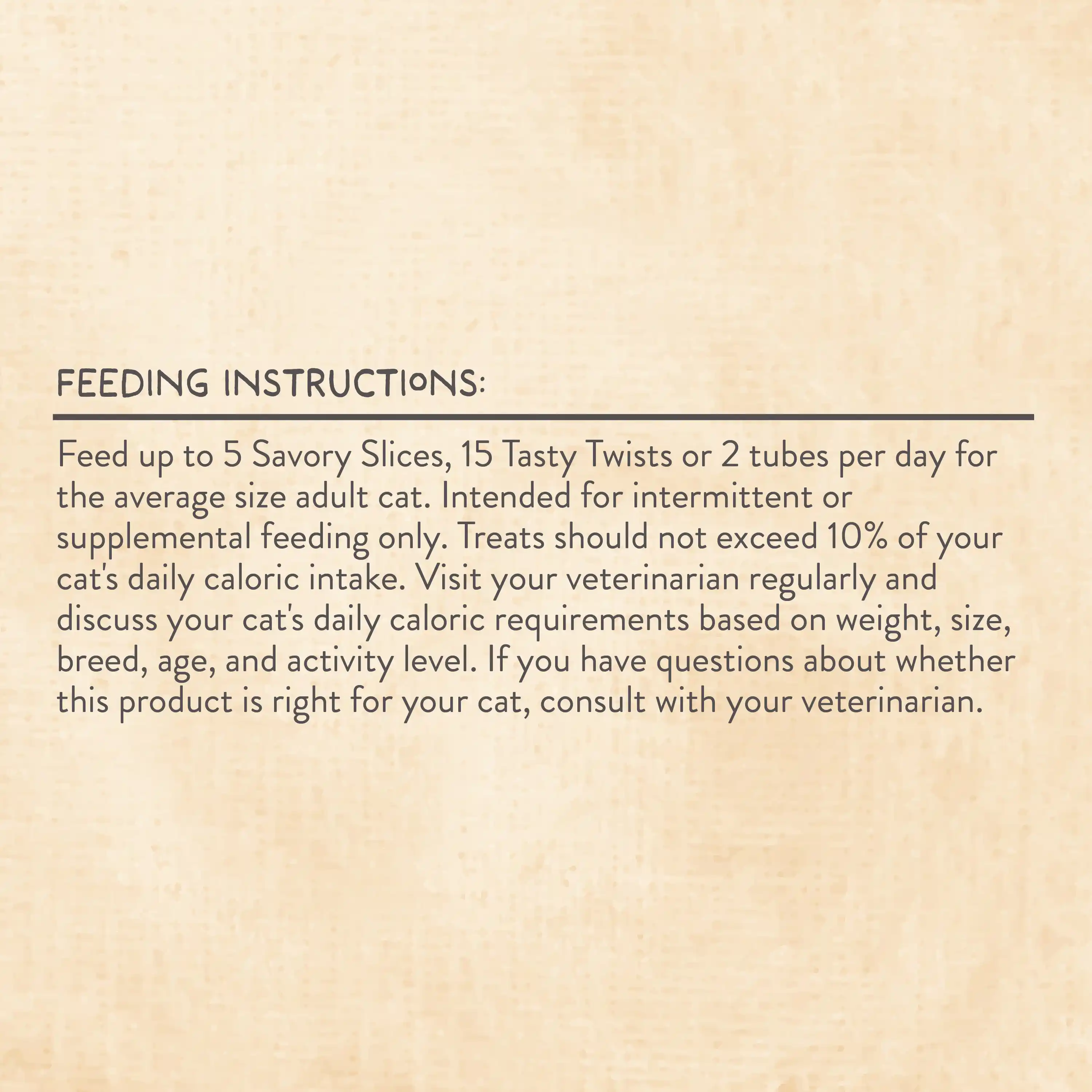 Feeding Instructions