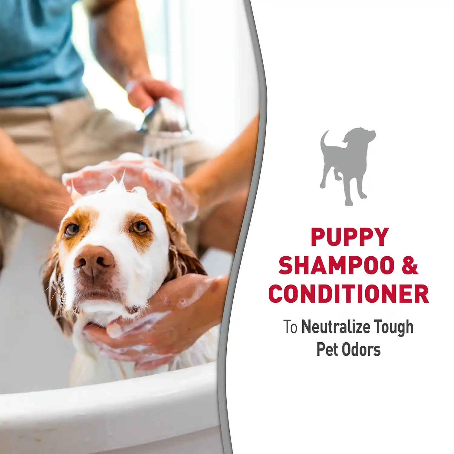 Puppy shampoo and conditioner to neutralize though pet odors