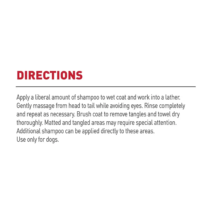 Skunk Odor Control Shampoo and Conditioner Directions