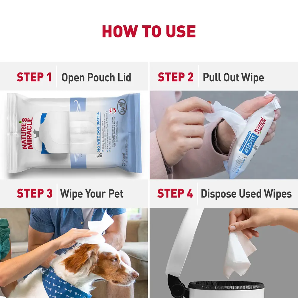 Bath Wipes Sunkissed Breeze How to use