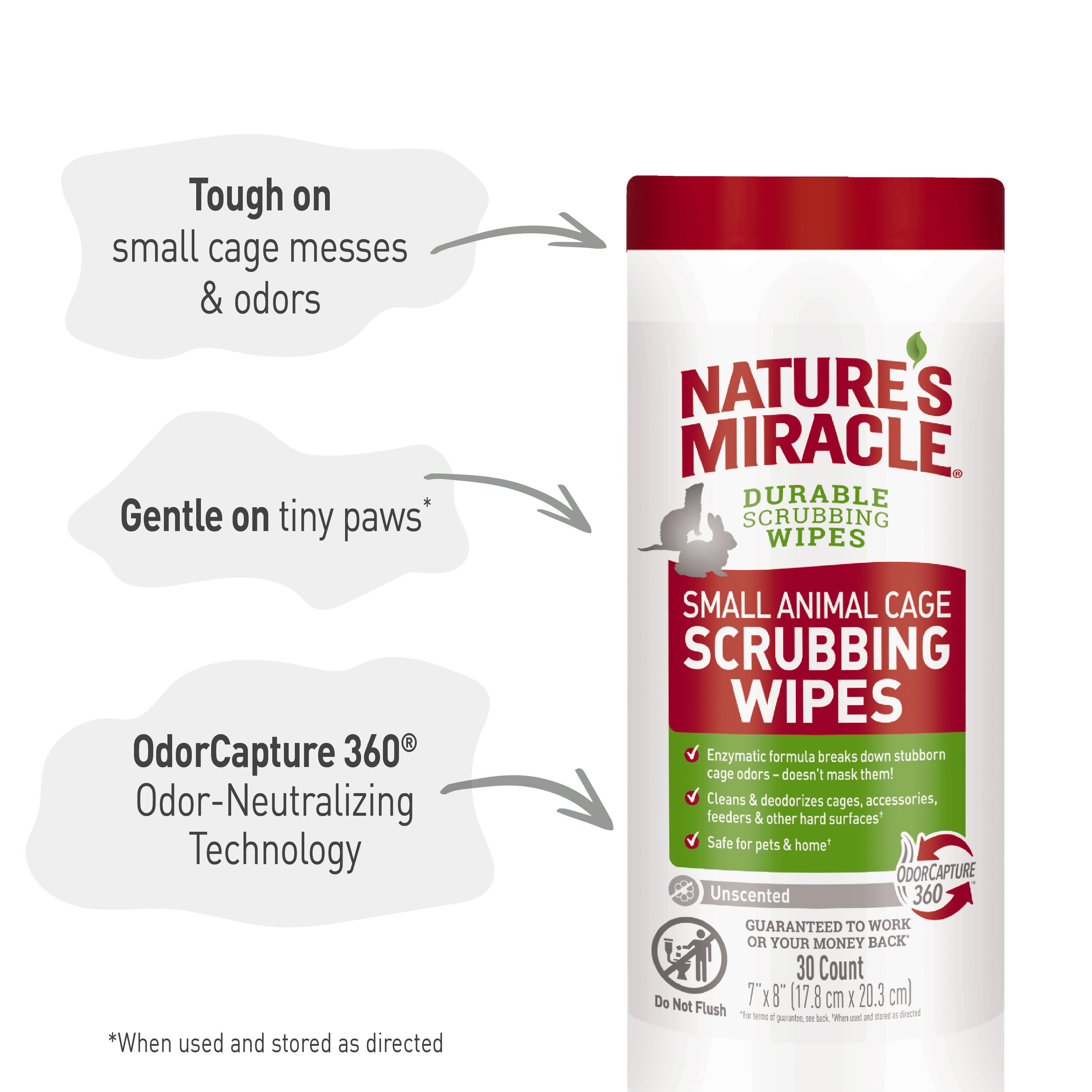 Small Animal Cage Wipes Benefits