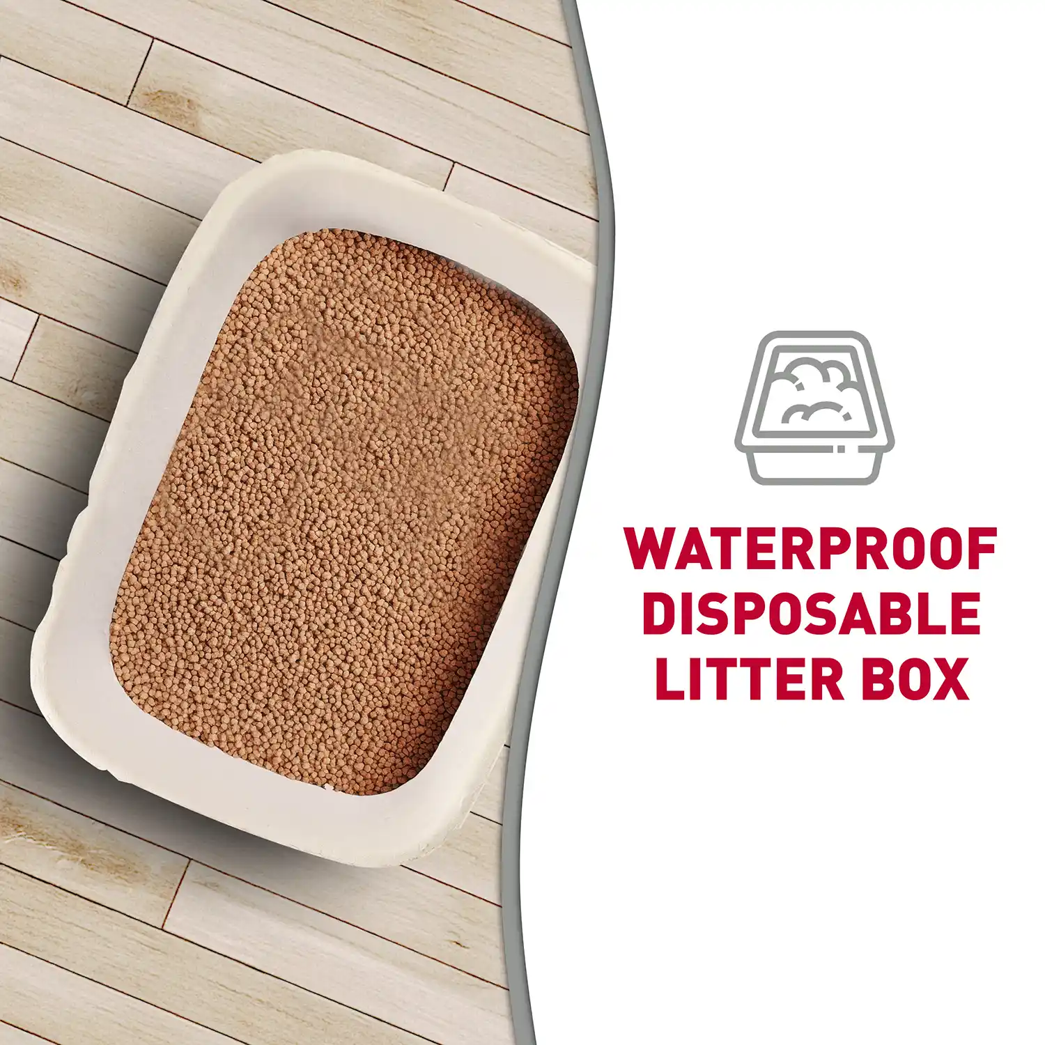 WATERPROOF DISPOSABLE LITTER BOX