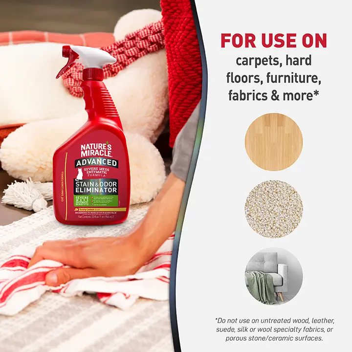 Advanced SO Eliminator for Cats - Sunny Lemon InUse