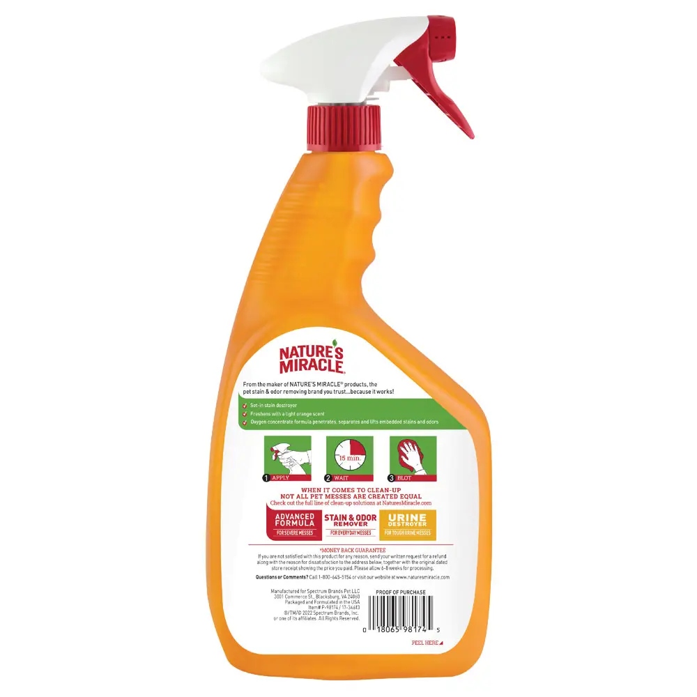 Set In Stain Destroyer for Dogs Back