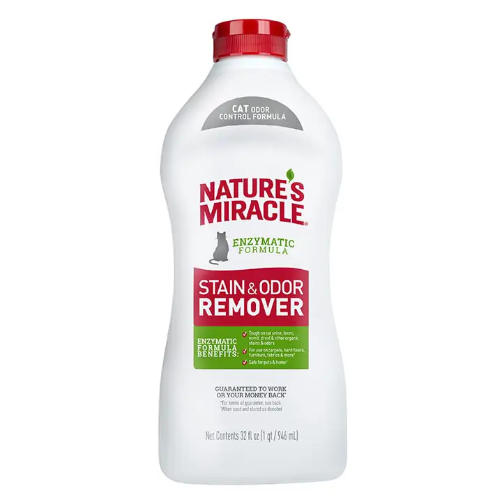 Stain and Odor Remover for Cats Pour Front