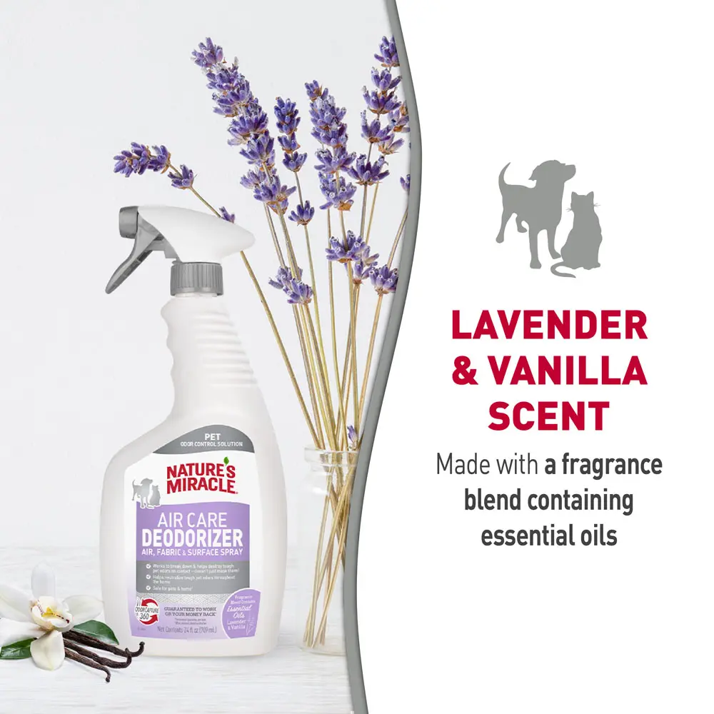 Air Care Deodorizer Lavendar Vanilla Spray EssentialOils