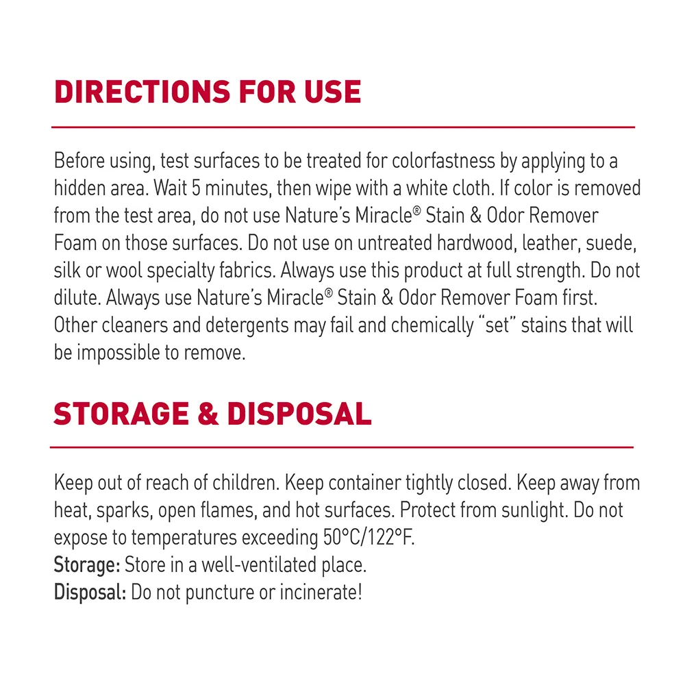 Test all areas to be treated before use. Keep out of reach of children.