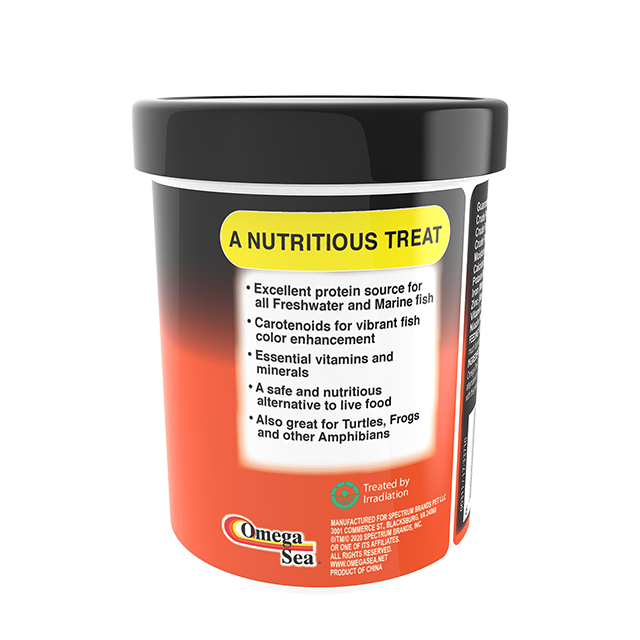 00311 Freeze Dried Shrimp 8.5 oz back