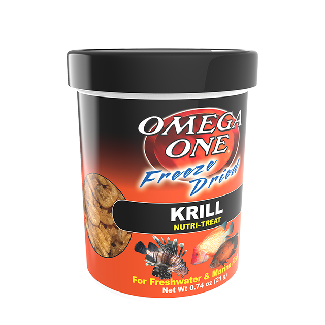 00341 Omega One Freeze Dried Krill 4 oz Front Angle