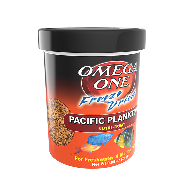 00361 Omega One Freeze Dried Plankton 8.5 oz Front Angle
