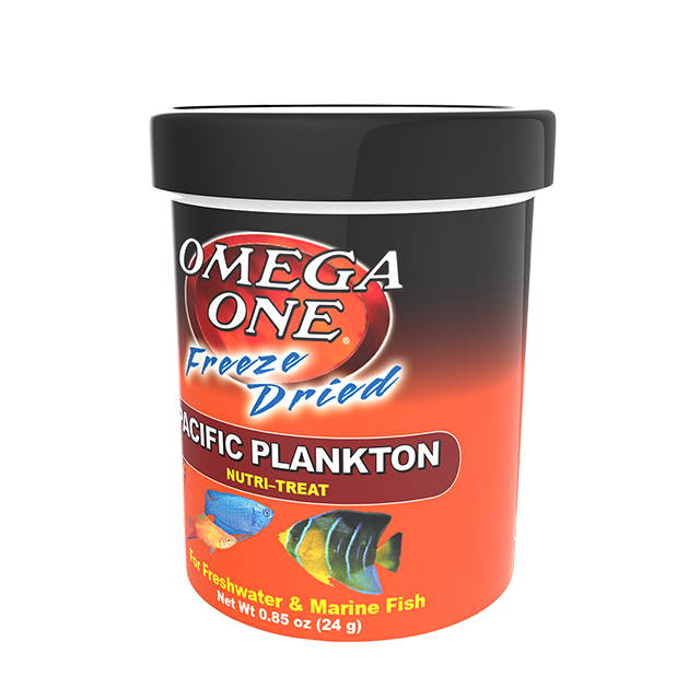 00361 Omega One Freeze Dried Plankton 8.5 oz Front Angle