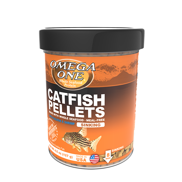 03391 Omega One Catfish Sinking Pellets 4.5 oz Front Angle