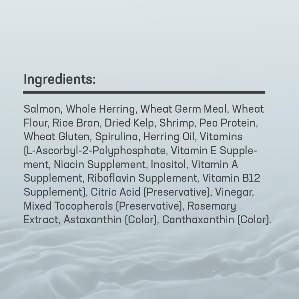 05321 Omega One Sinking Veggie Rounds 4 oz Ingredients