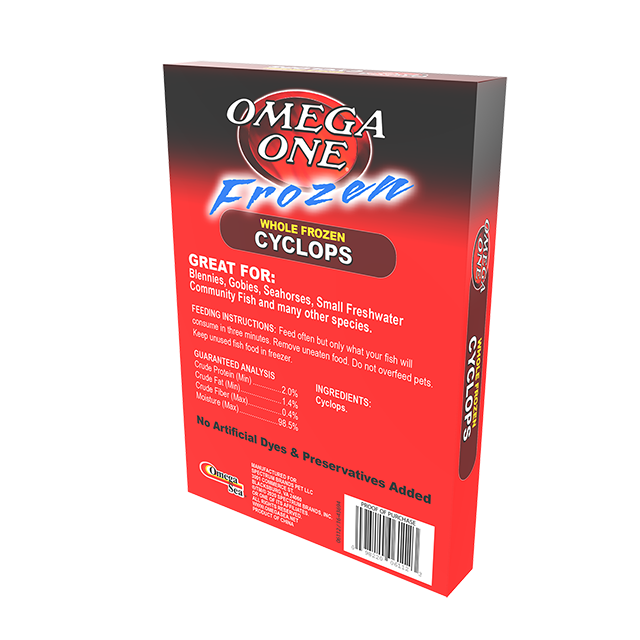 06112 Omega One Frozen Cyclops 3.5 oz Cubes Back Angle