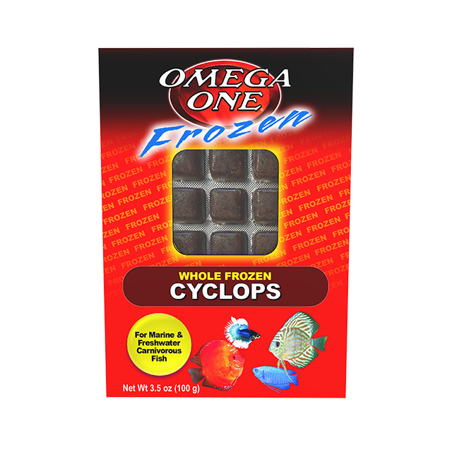 06112 Omega One Frozen Cyclops 3.5 oz Cubes Front