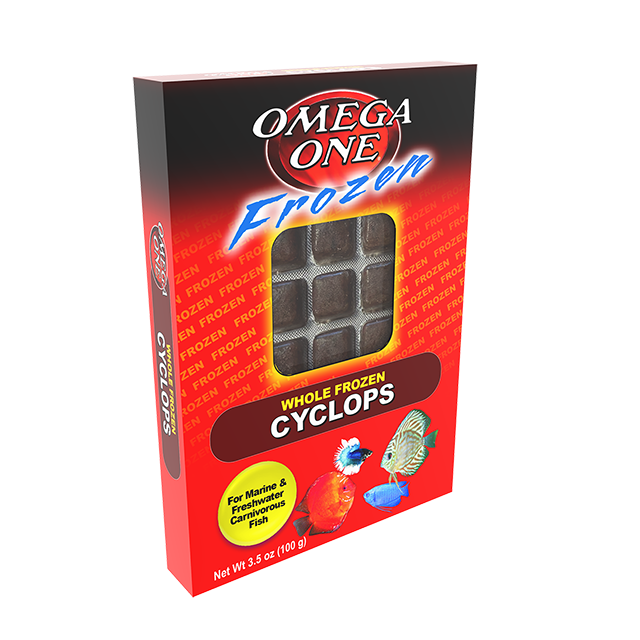 06112 Omega One Frozen Cyclops 3.5 oz Cubes Front Angle