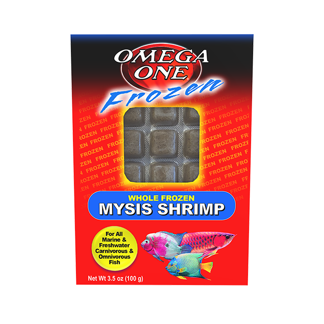 06121 Omega One Frozen Mysis Shrimp 3.5 oz Front