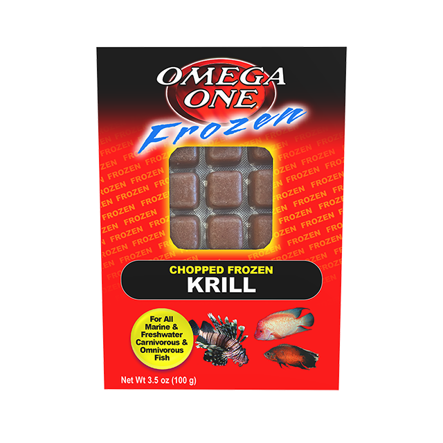 06141 Omega One Frozen Chopped Krill 3.5 oz Front