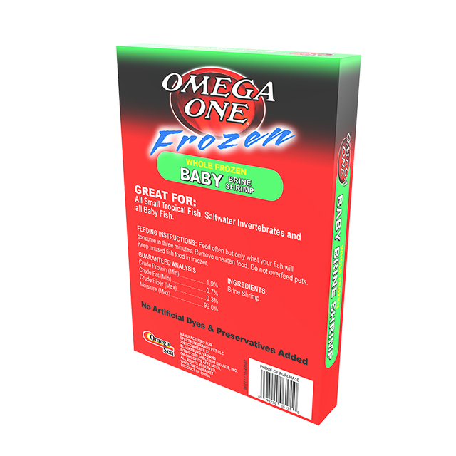 06171 Omega One Frozen Baby Brine Shrimp 3.5 oz Back Angle