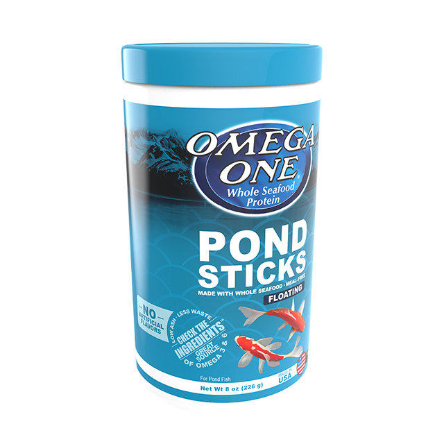 14501 Omega One Floating Pond Sticks 8 oz front Angle