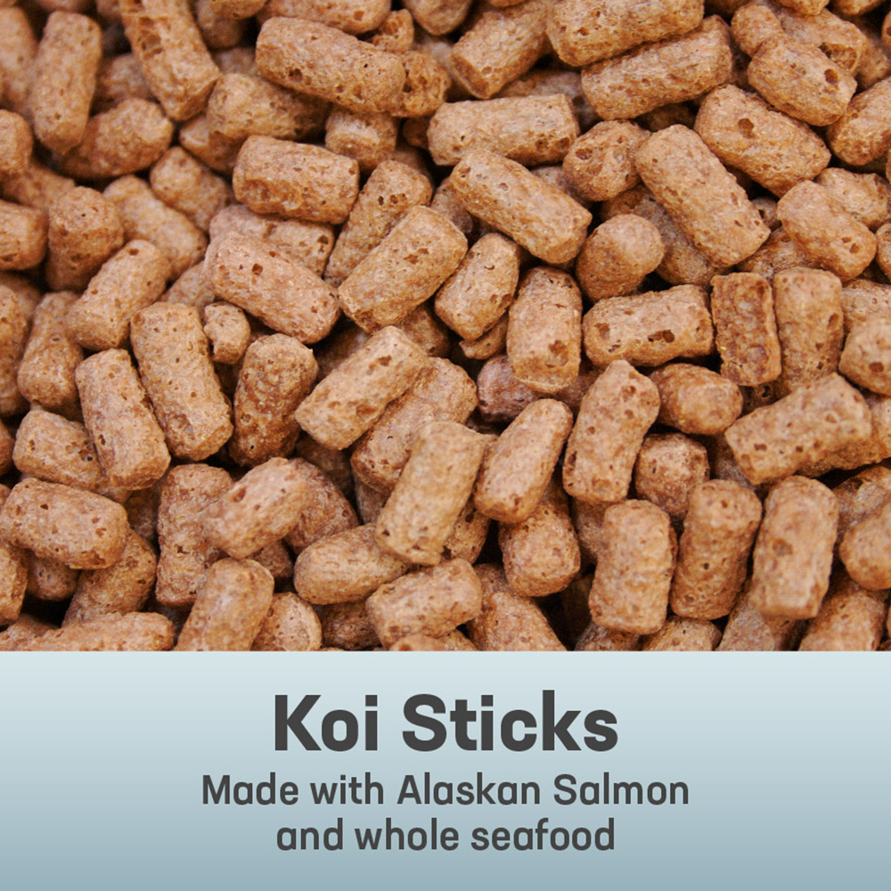 14511 Omega One Koi Sticks Floating Made with Alaskan Salmon and whole seafood out of pack