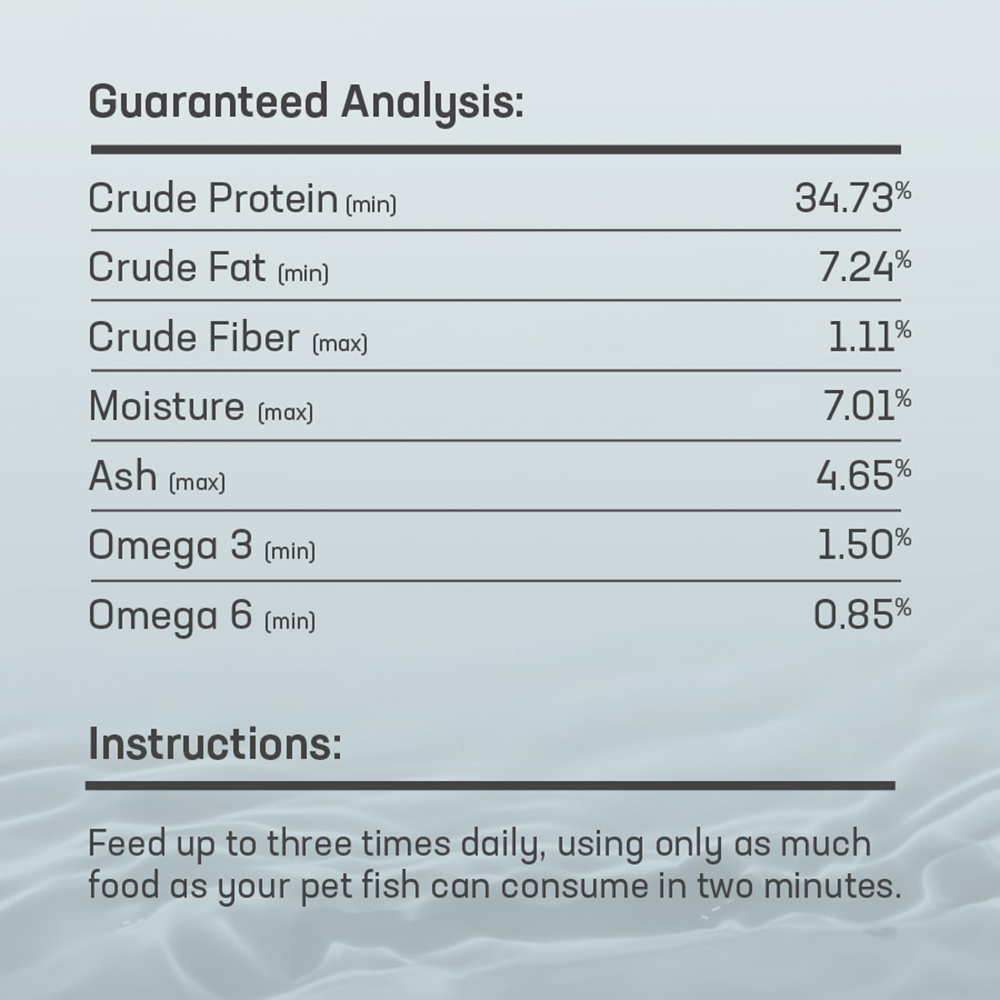 14511 Omega One Floating Koi Sticks 8 oz Guaranteed Analysis