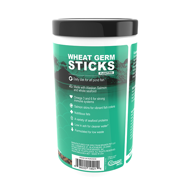 14521 Omega One Floating Wheat Germ Sticks 8 oz back