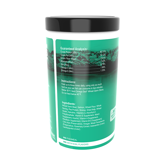 14521 Omega One Floating Wheat Germ Sticks 8 oz back