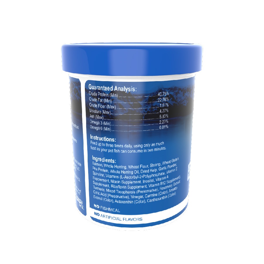 01381 Garlic Marine Flakes 10 oz Back