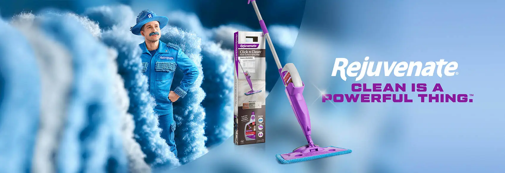 75% More Cleaning Pad Area - Desktop