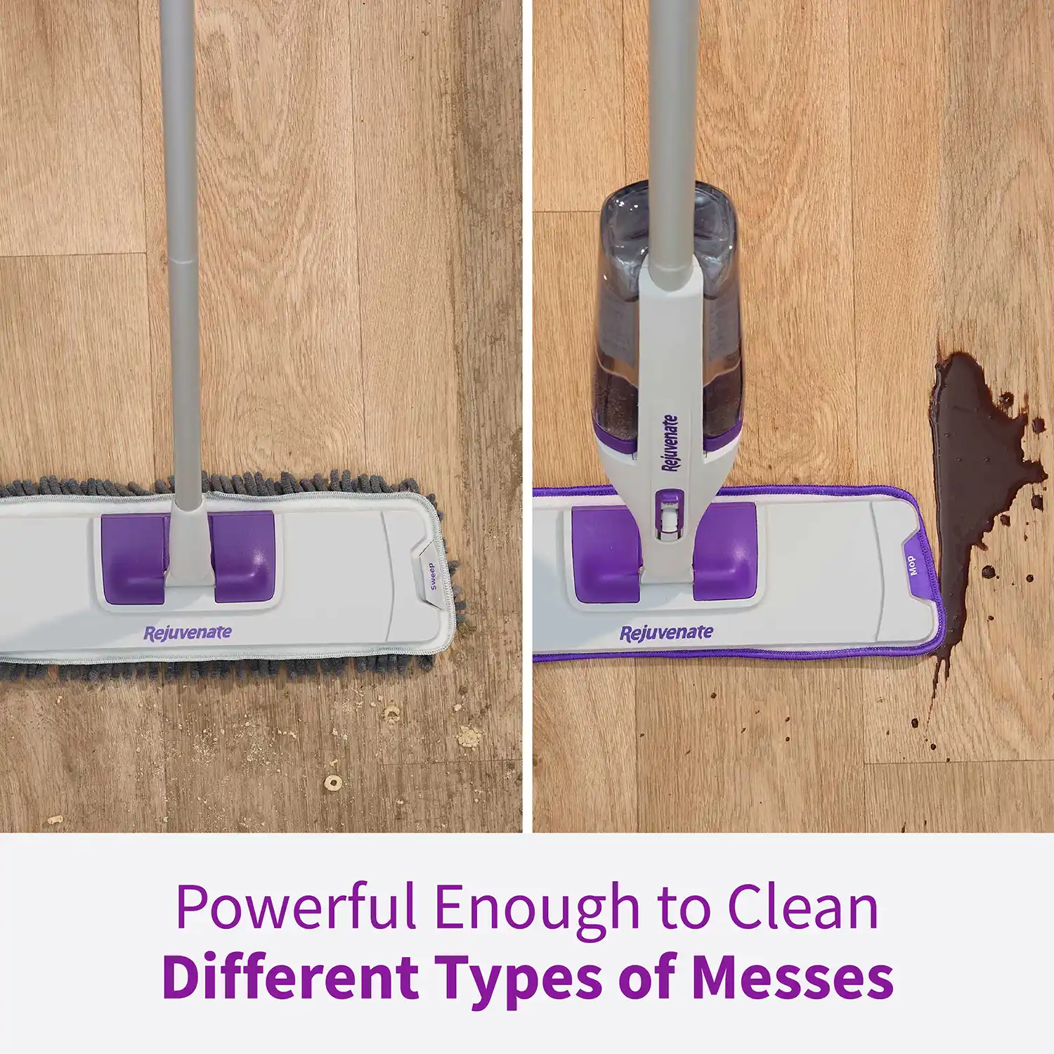 Powerful Enough to Clean Different Types of Messes