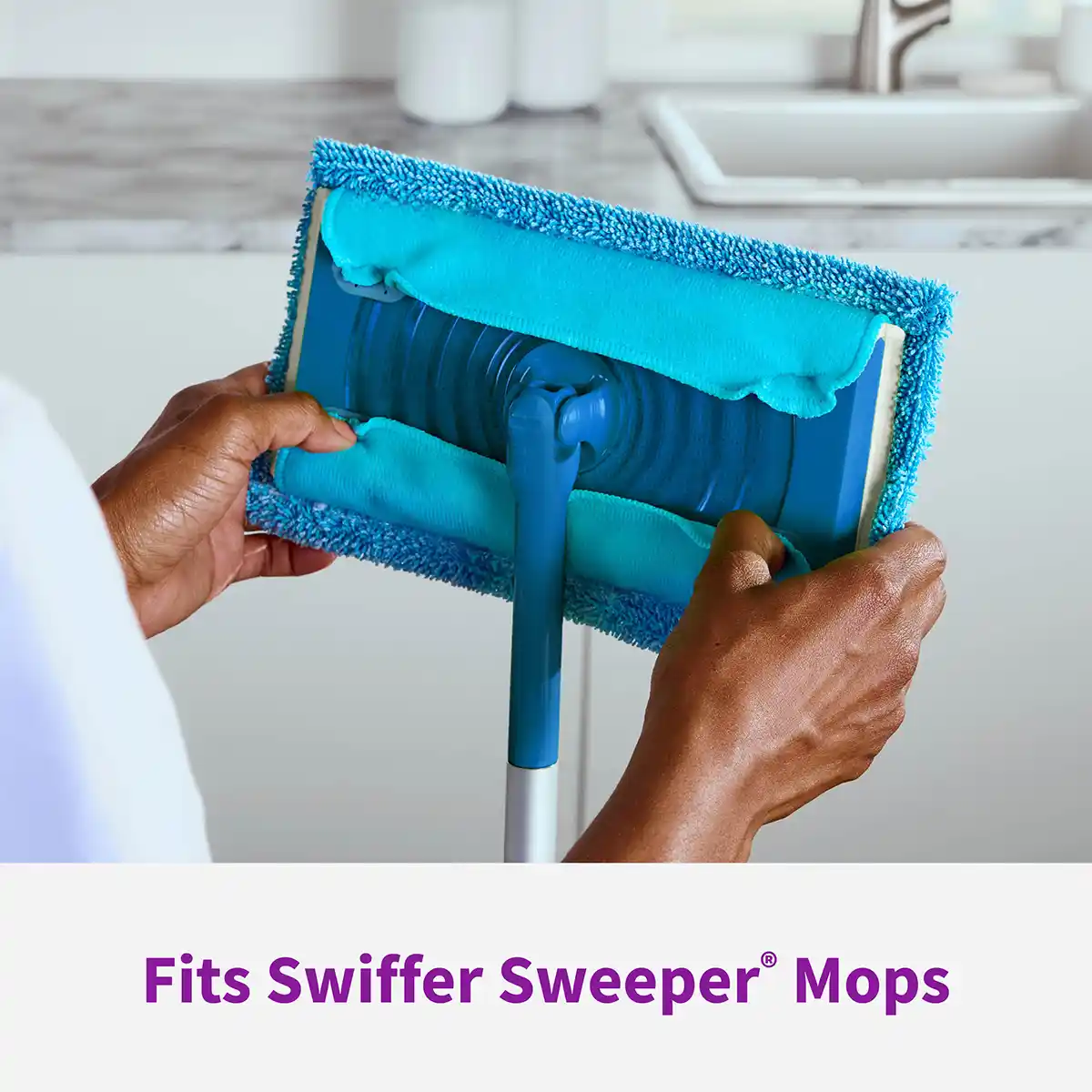 Rejuvenate® Microfiber Sweeper Pads, 6/3 pk (for home centers) - Fits Swiffer Sweeper Mops