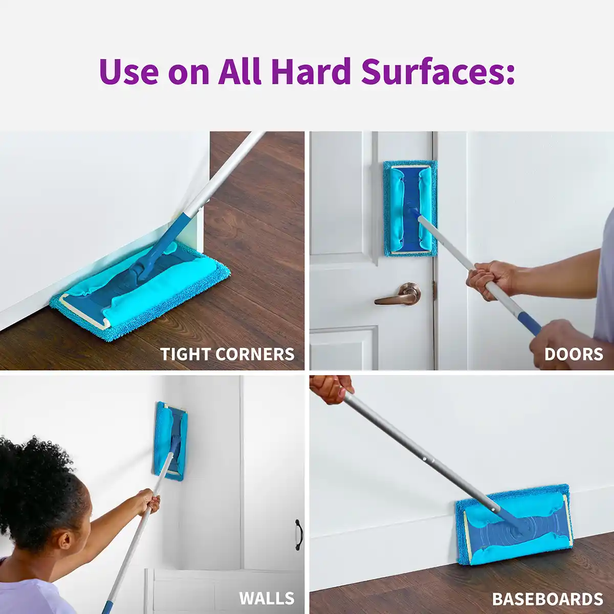 Rejuvenate® Microfiber Sweeper Pads, 6/3 pk (for home centers) - Use on All Hard Surfaces