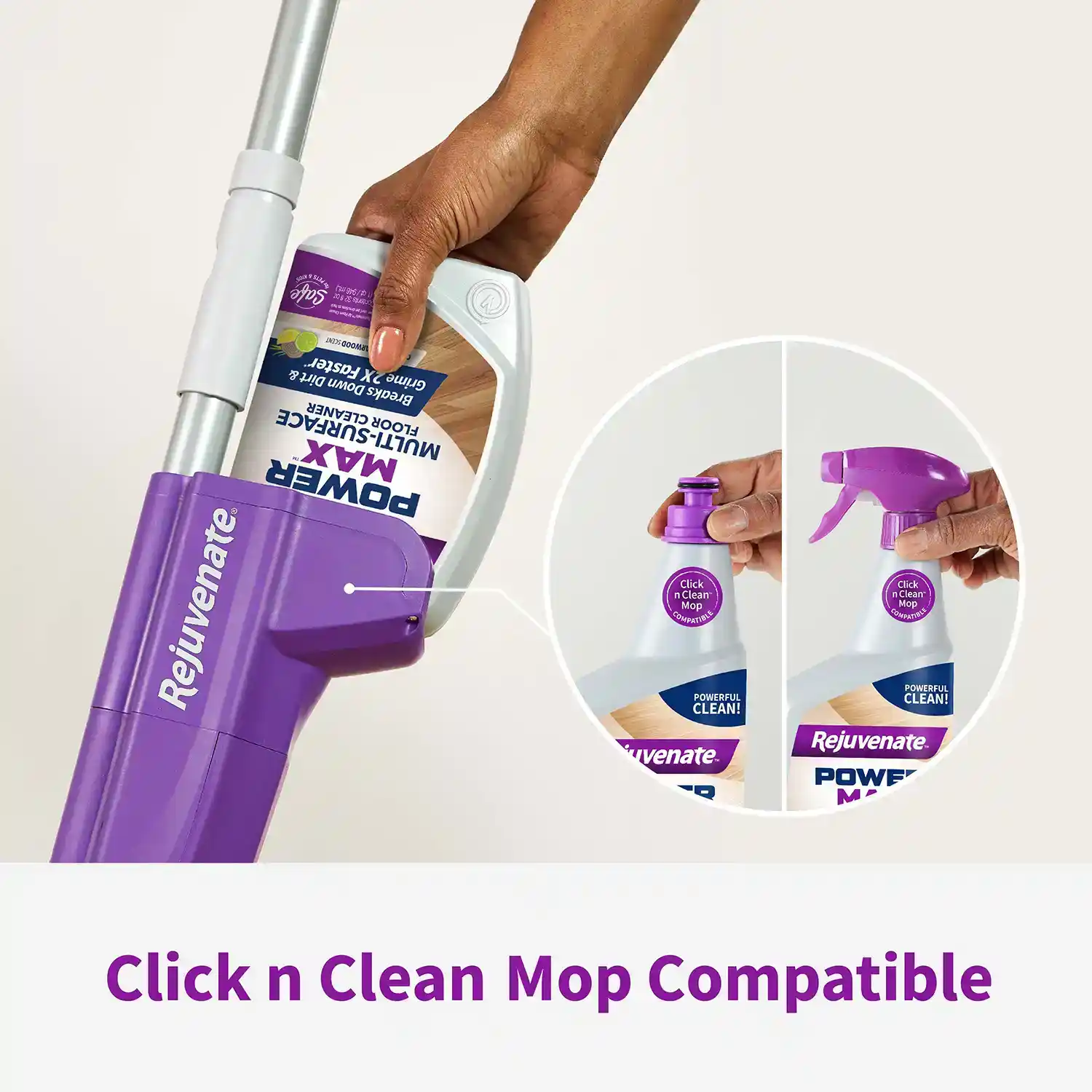 Rejuvenate™ PowerMax™ Multi-Surface Floor Cleaner, Breaks Down