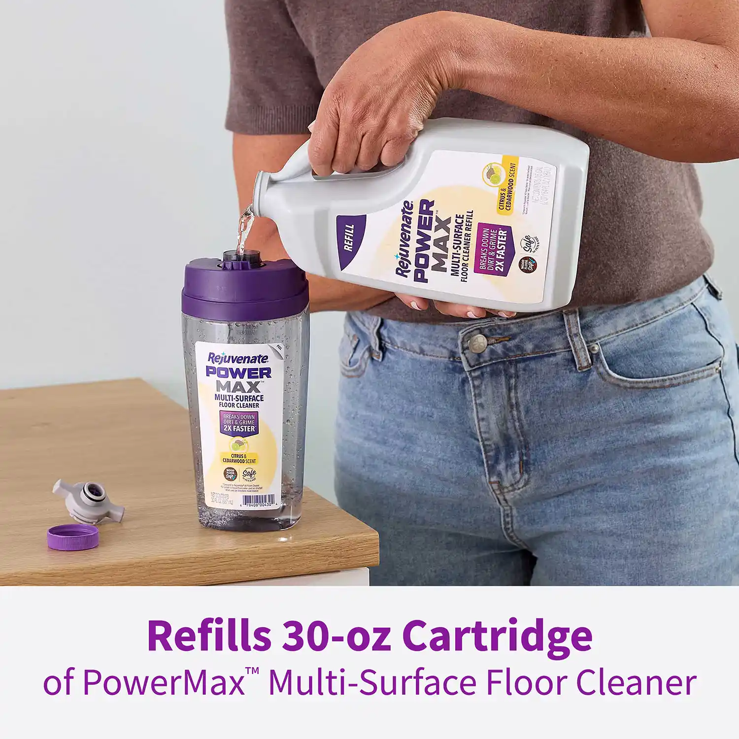 Refills 30-oz Cartridge of PowerMax™ Multi-Surface Floor Cleaner